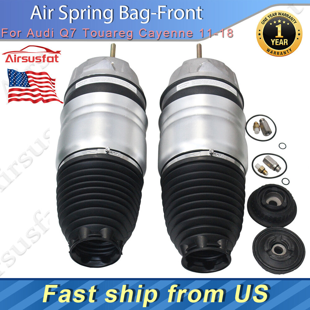 2Pcs Front Air Suspension Spring Bag for Audi Q7 Touareg for Porsche for Cayenne 11-18