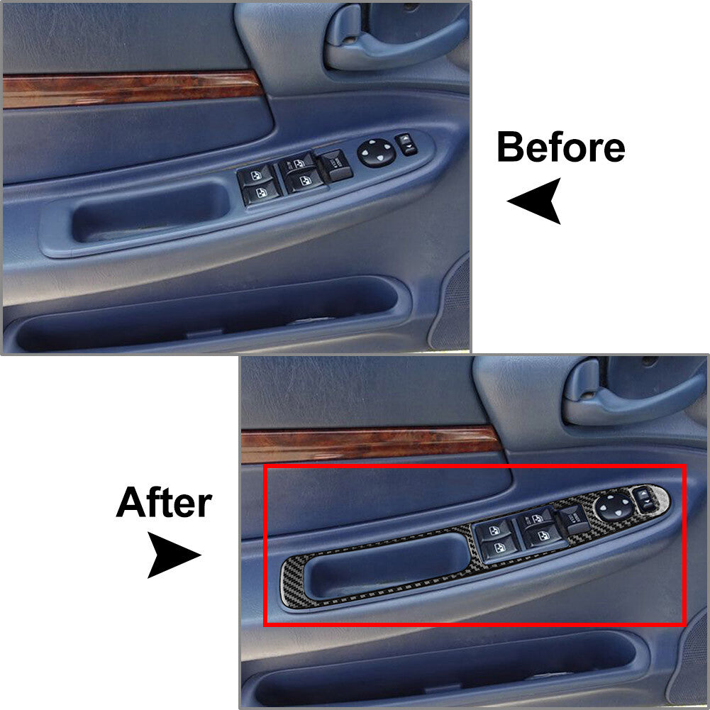 Window Lift Switch Control Panel Cover Trim for Chevrolet Impala 2000-2005