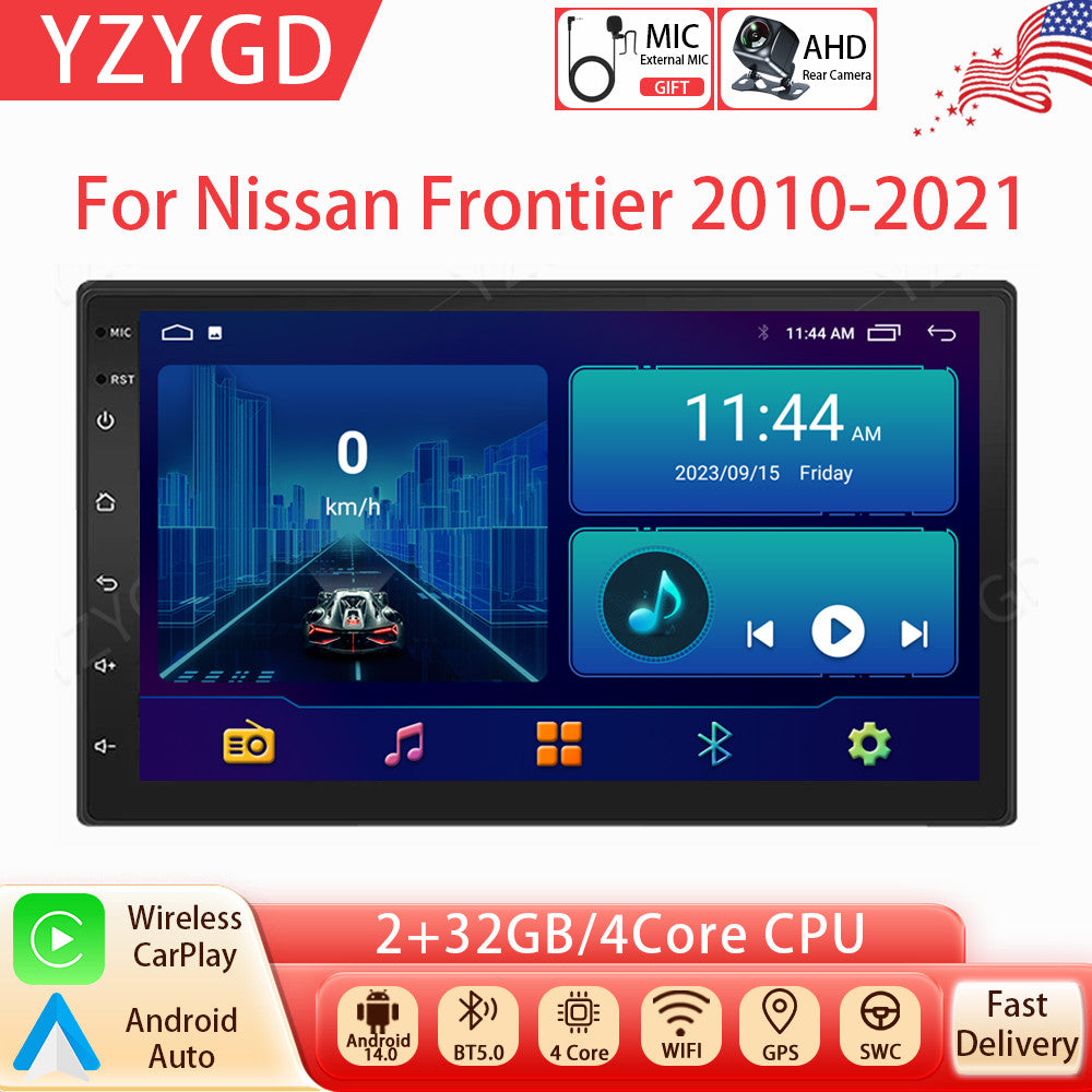 for Nissan Frontier 2010-2021 Stereo Android Auto Carplay Car Radio GPS Screen