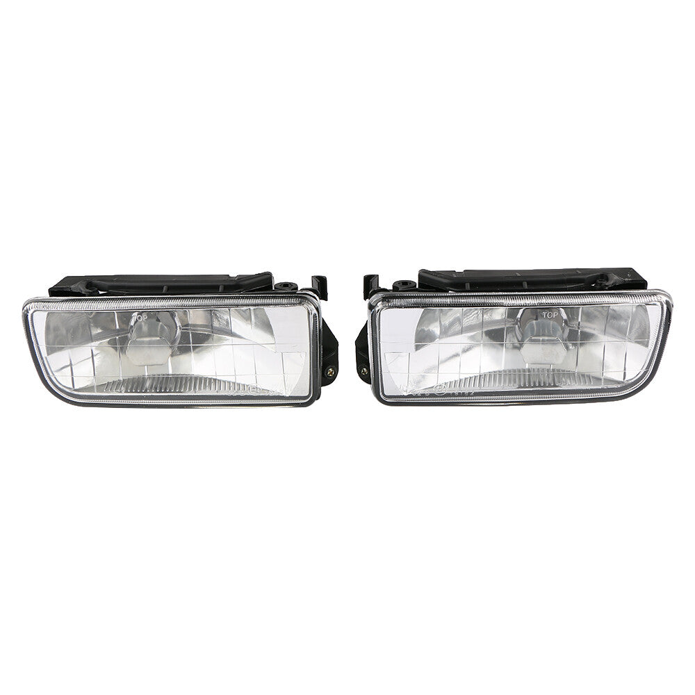 Front bumper fog light with bulbs for BMW E36 1992 - 98, transparent lens housing