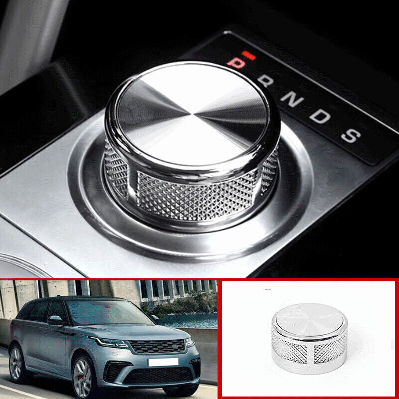 for Range Rover Velar 18-20 Silver Alloy Center Console Gear Shift Knob Ring 1X