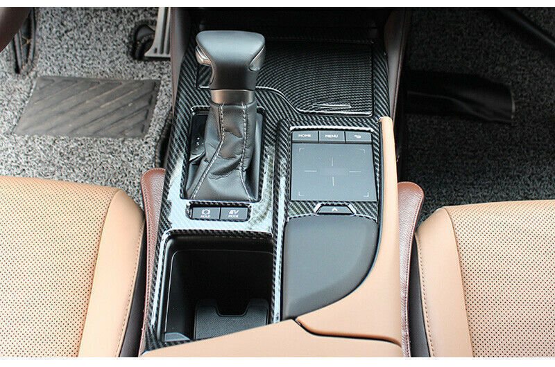 Carbon Fiber Gear Shift Control Panel Cover Trim for Lexus ES250 300h 350 19-22