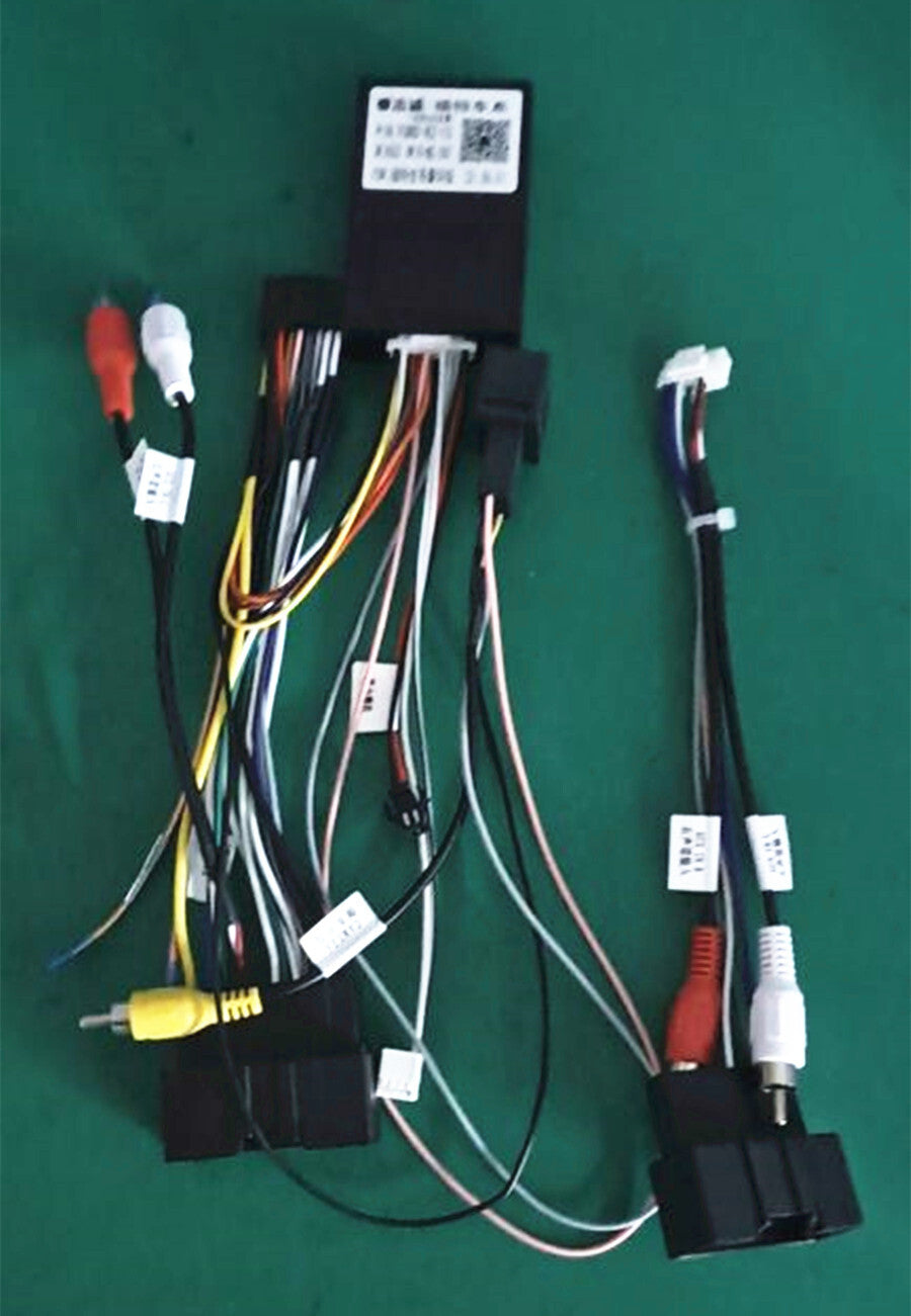 Car 16Pin Android Power Wiring Harness Canbus box for Ford Focus 9.7/10.4/12.4''