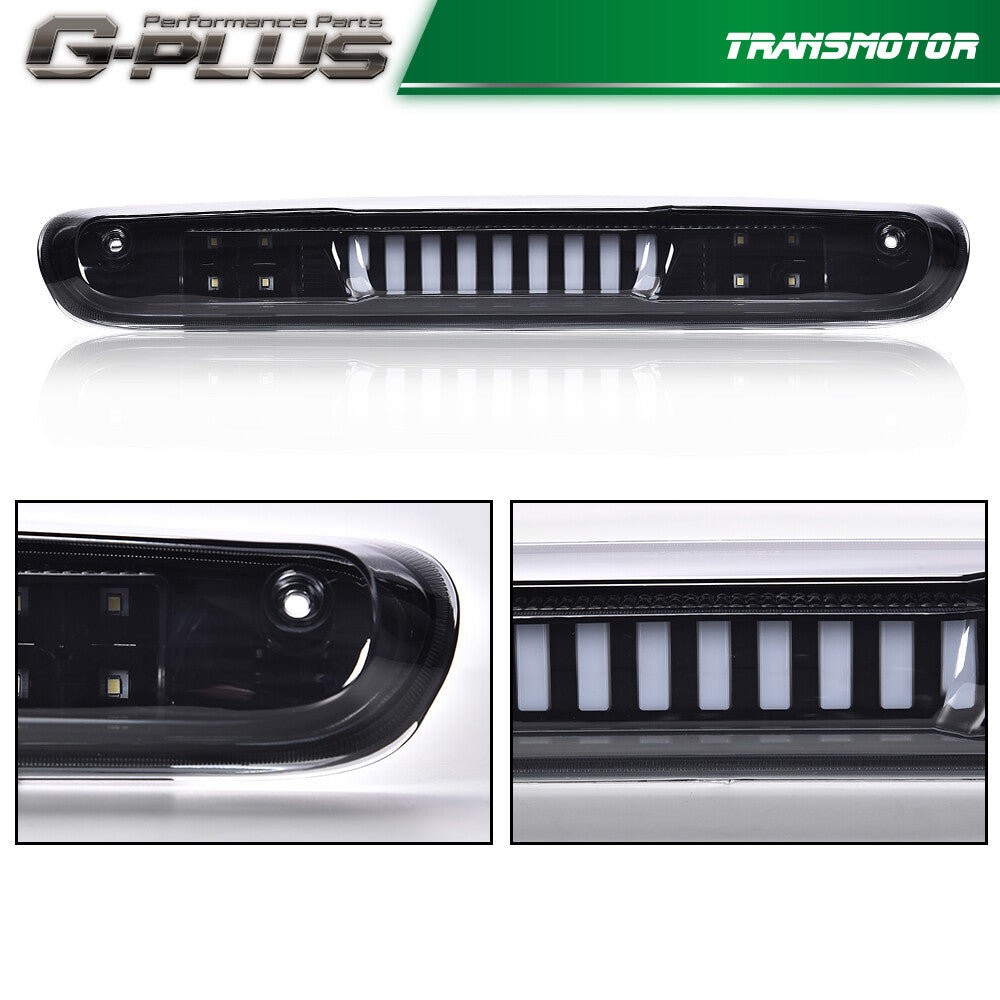 Menxing 07 - 2013 Red/Purple/Red/White for GMC for Sierra 1500 2500 3500 LED Triple Precision Molding