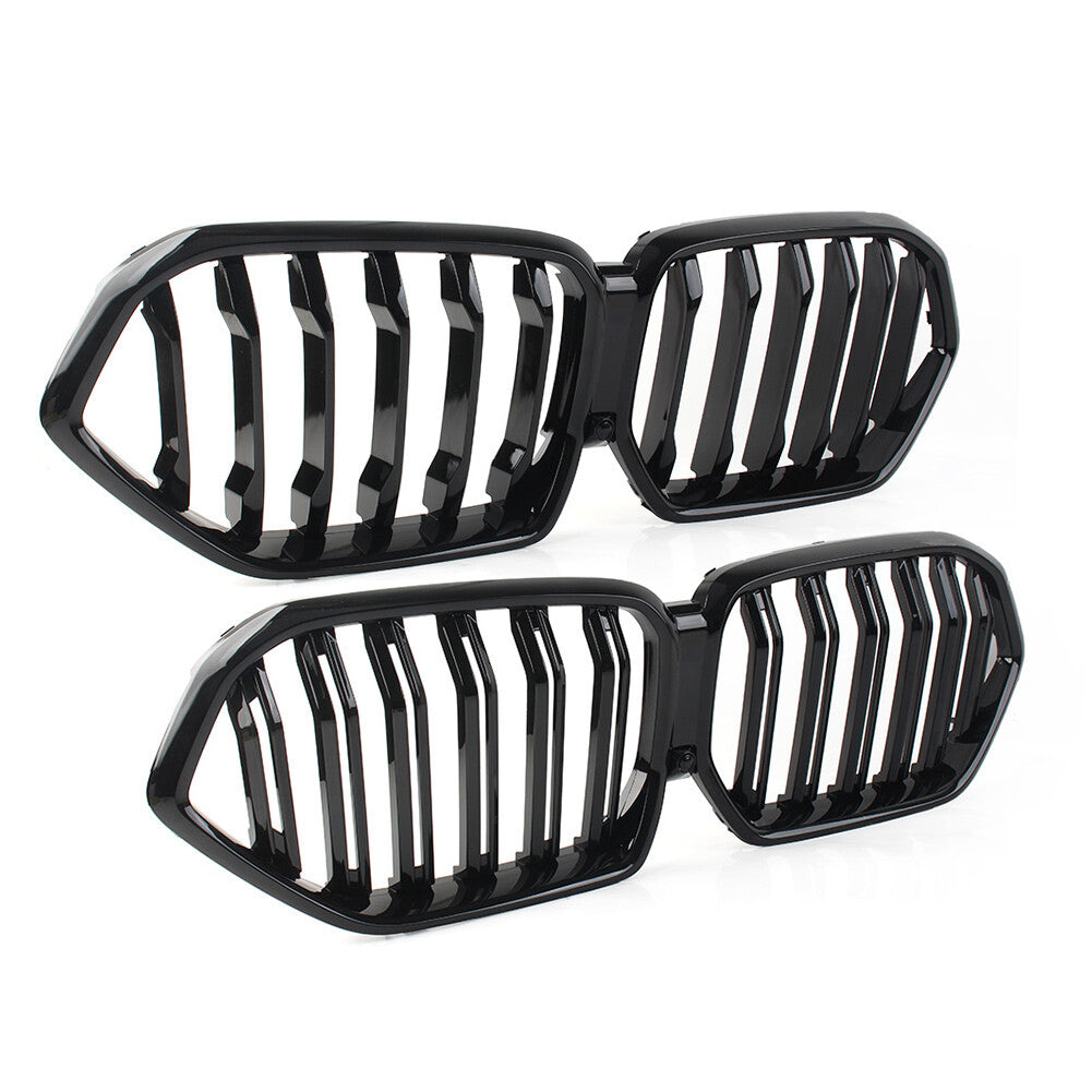 Glossy Black Car Front Kidney Grill Grille for BMW X6 G06 2020-2023