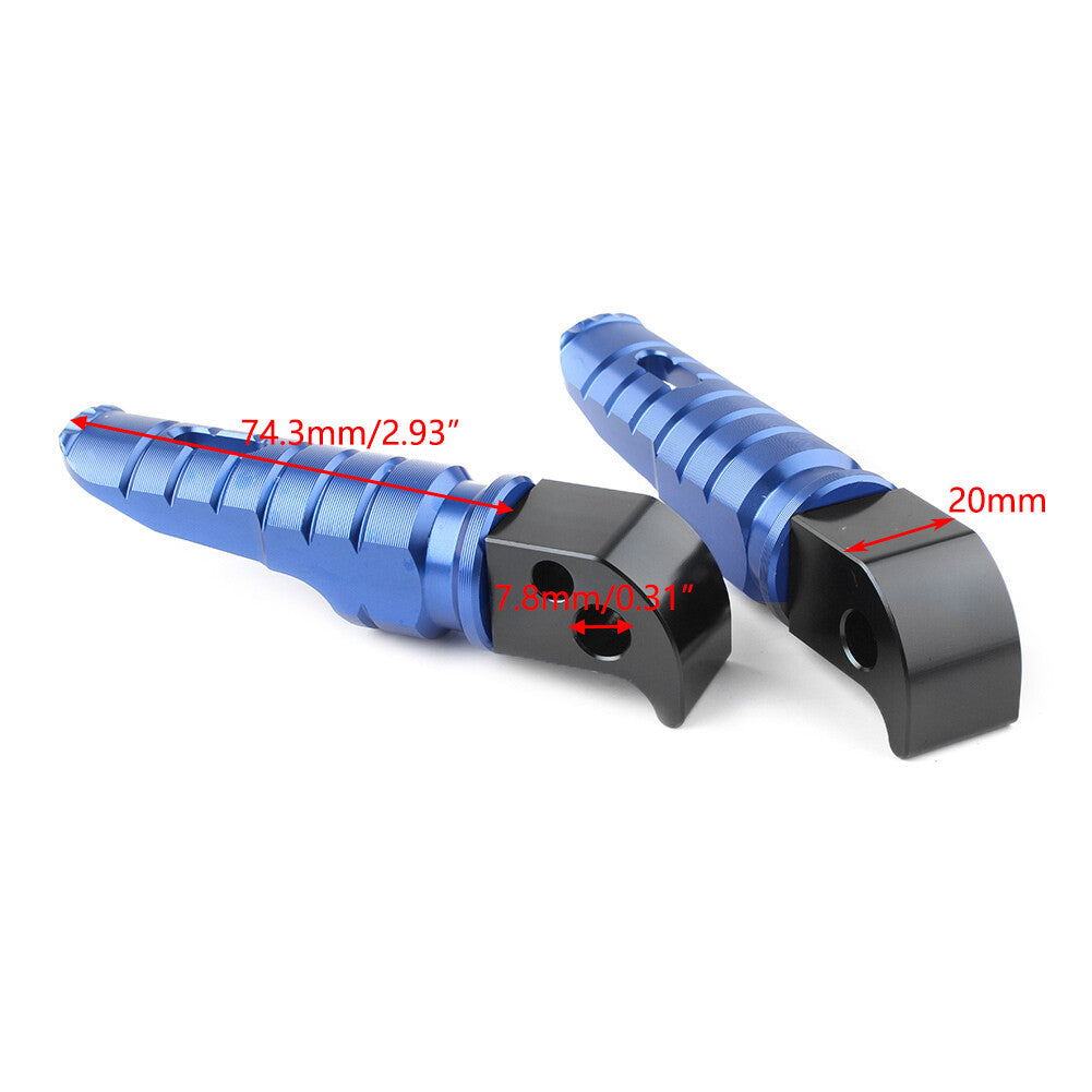 Rear Foot Pegs Rests for YAMAHA MT-10 Tracer900 XMAX 125/250/300/400 VMAX1700