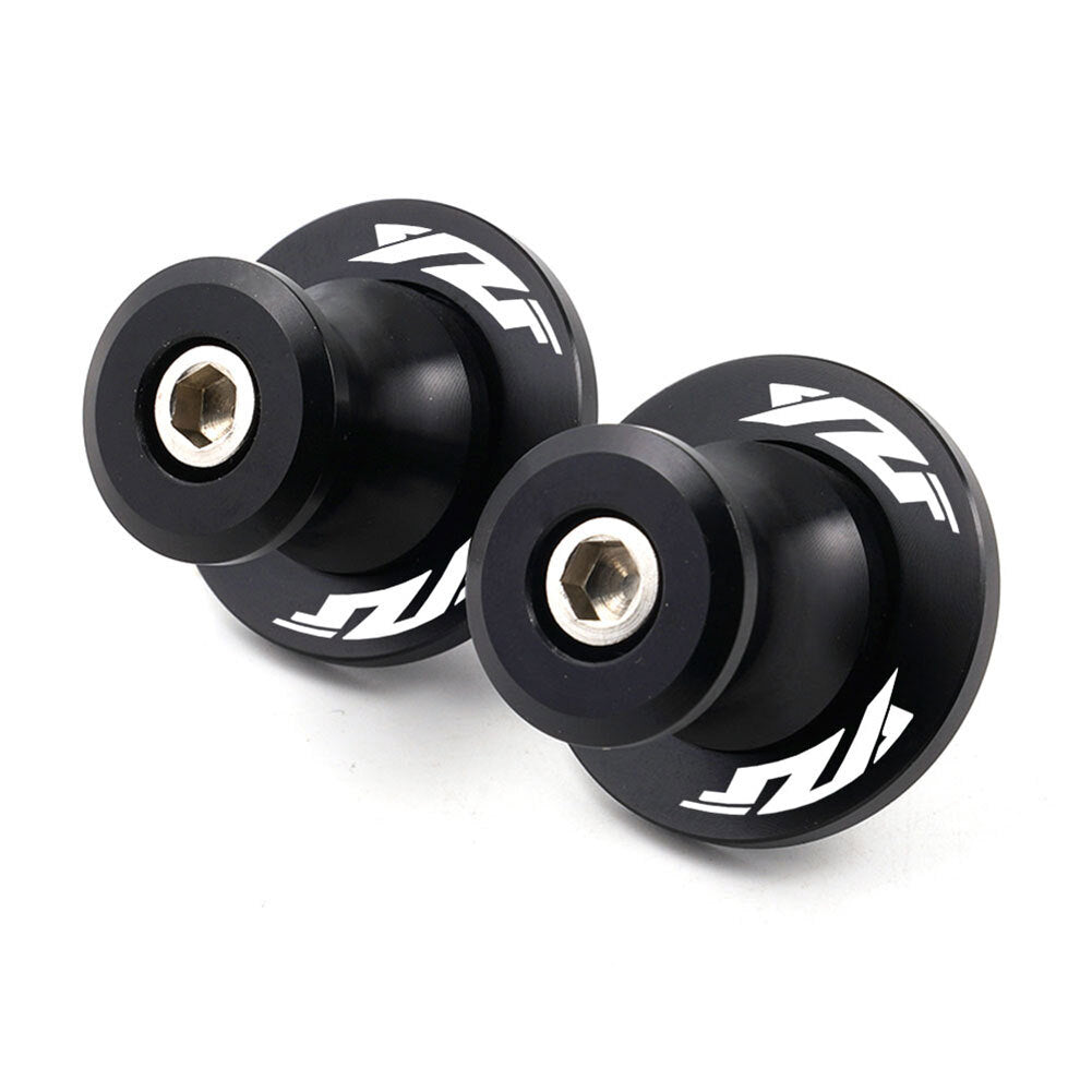 Black Swingarm Spools Slider Stand ScrewsM6 for Yamaha YZF R1 R3 R6