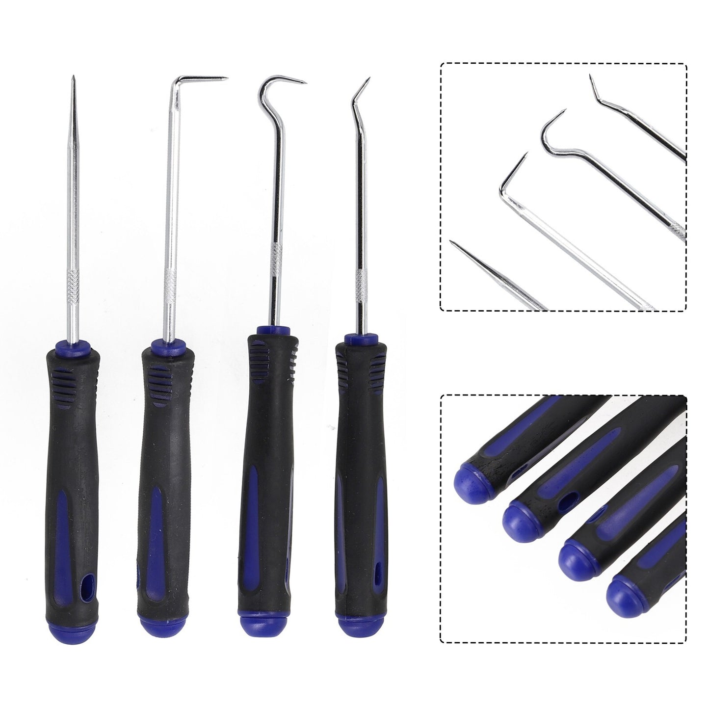 Reliable 4-piece stainless steel car oil seal screwdriver set