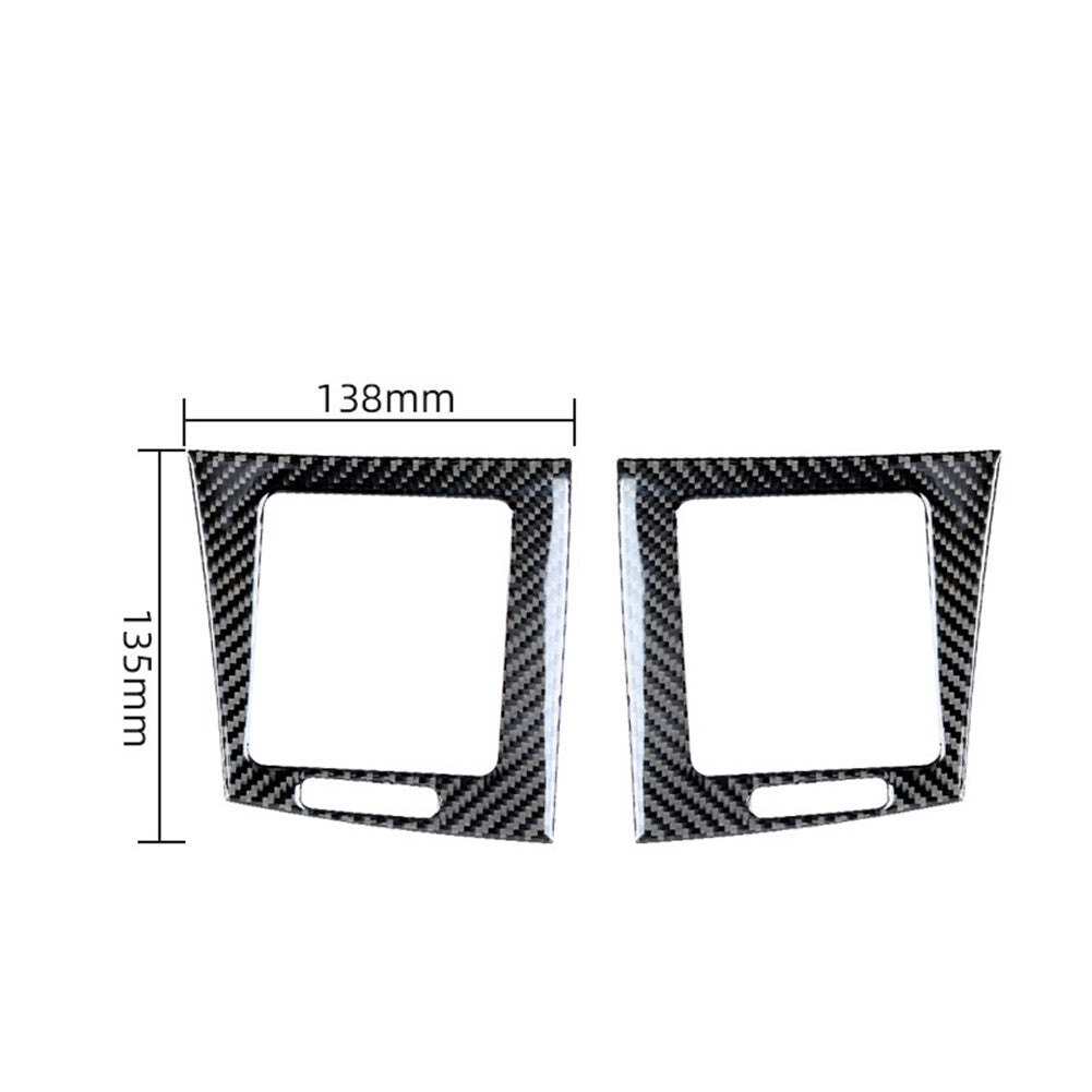 Carbon Fiber Center Control Side Air Outlet Trim for Toyota Highlander 2008-2013