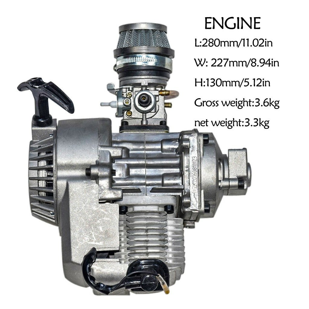 50cc 49cc 2 Stroke Engine Motor Pull Start for Mini Pocket Bike Dirt Quad ATV Buggy