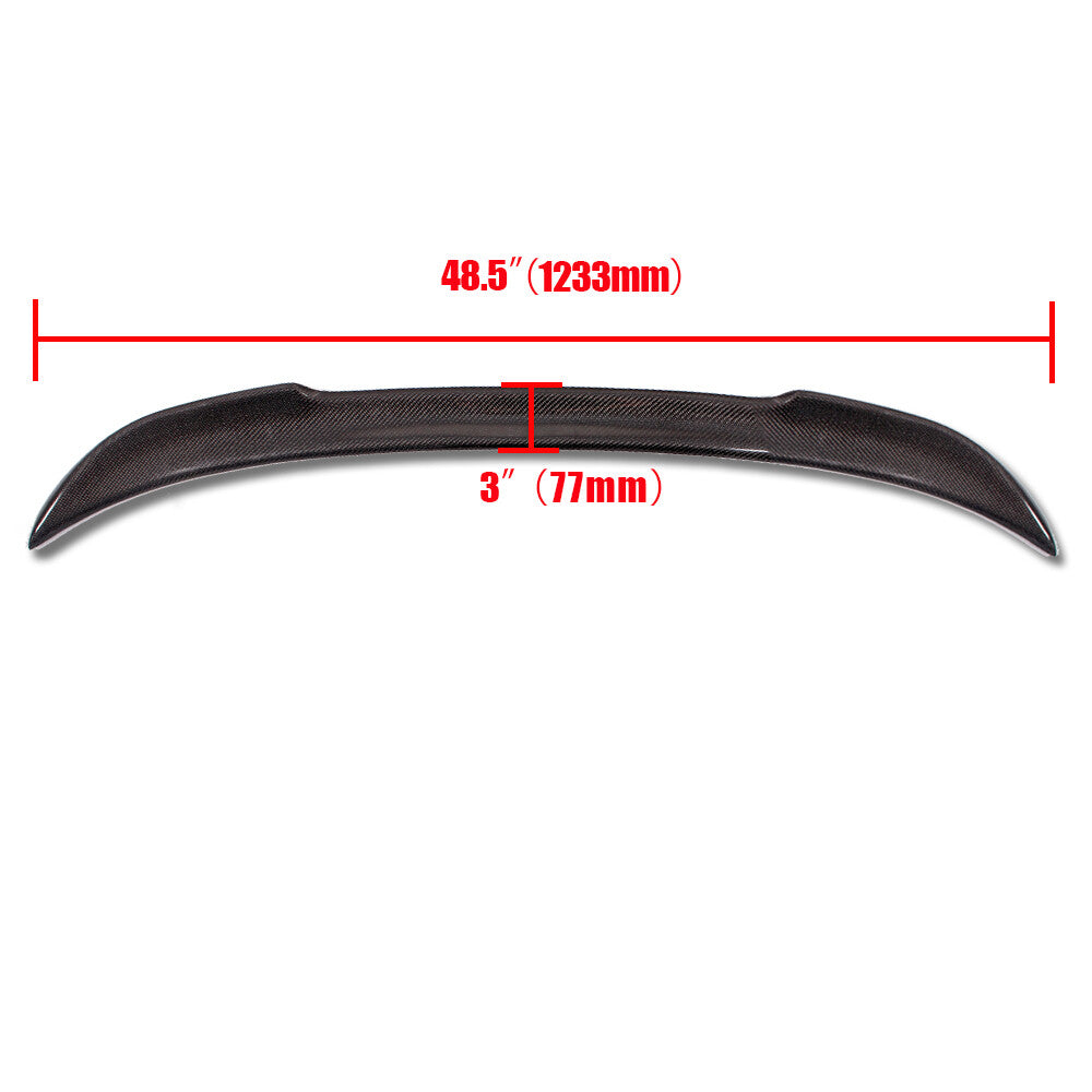 Real Carbon Fiber Rear Spoiler Wings For 2013-2019 for BMW E90 325i 335i 4 Door