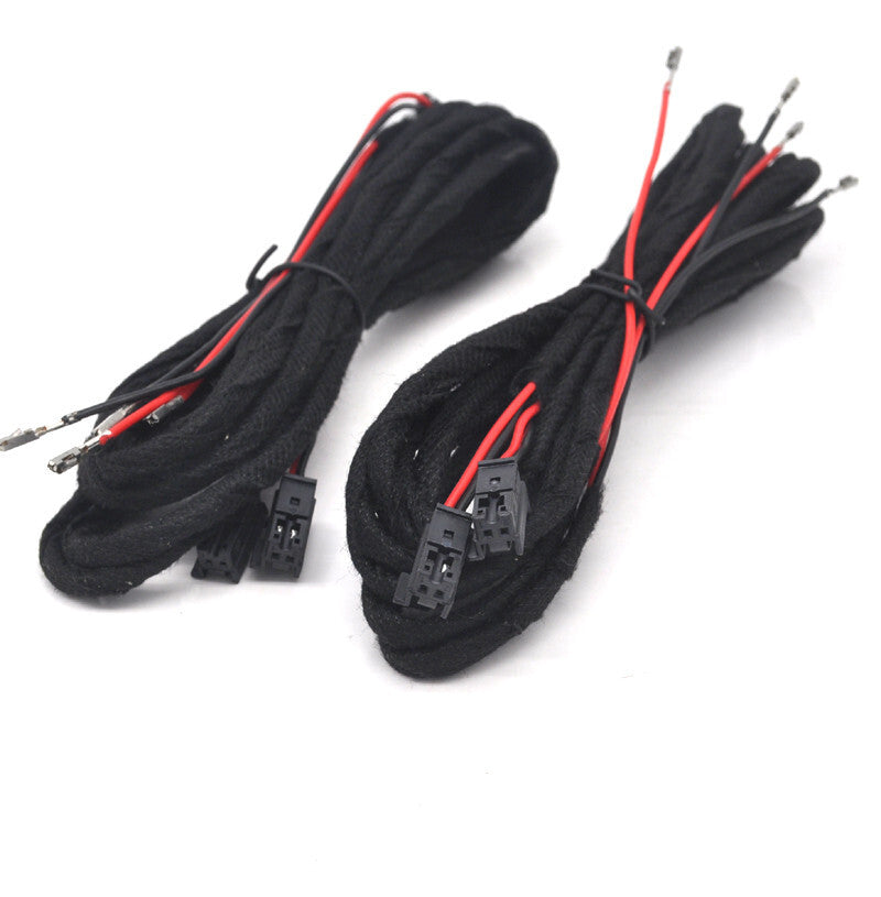 4x Retrofit Door light Cable step courtesy for Mercedes W205 C W212 W213 E GLC