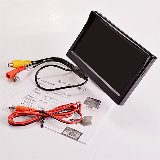 5 TFT LCD Car Rear View Reversing Monitor Fit For Parking Night Vision Camera