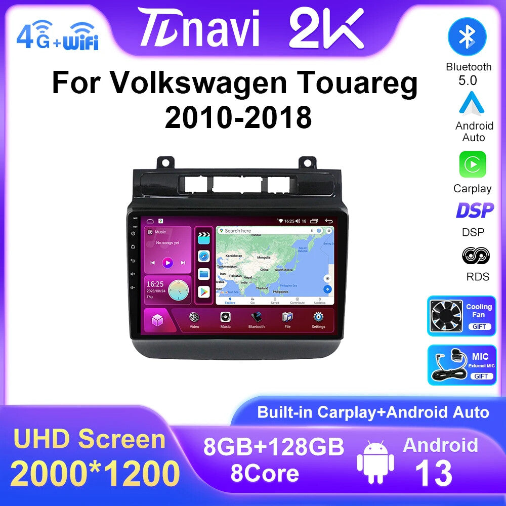 for Volkswagen Touareg FL NF Screen Android Car RadioPlayer GPS Navigation Video
