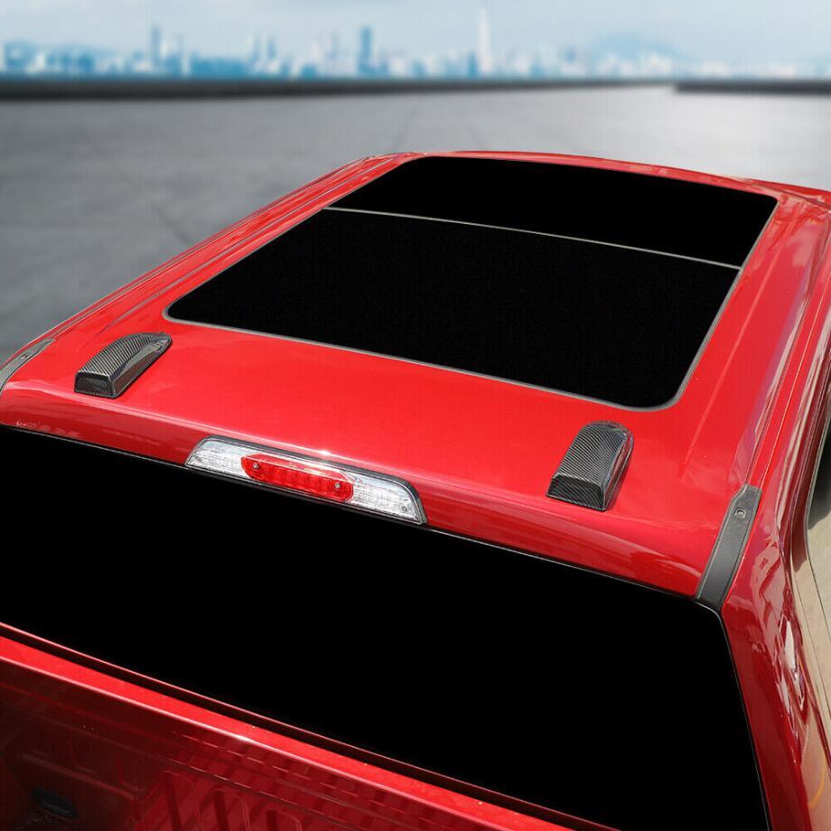 Suitable for 2021-2023 for Ford F150 F-150 ABS Carbon Roof Shark Fin Antenna Base Cover Cover