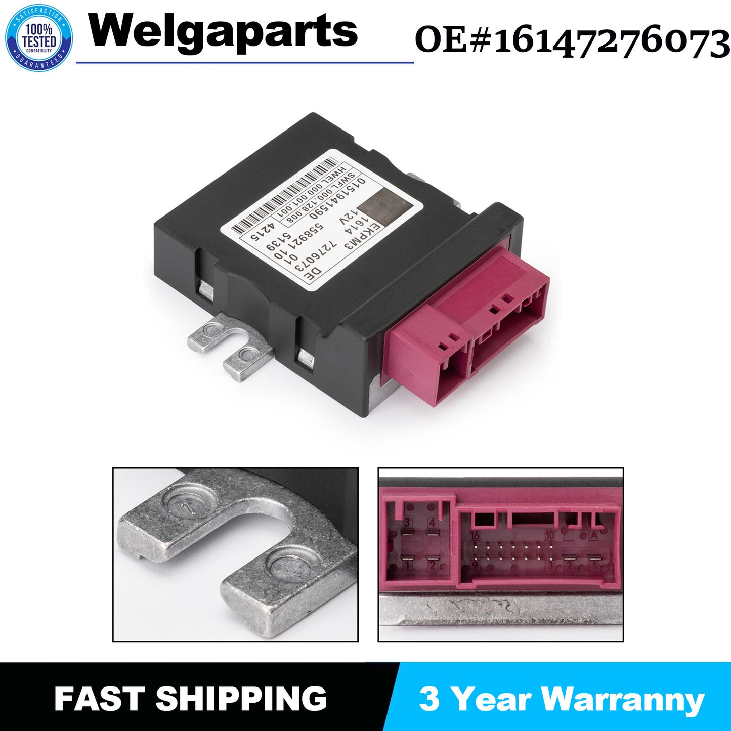 NEW Fuel Pump Control Module for BMW 328i 335i 528i 535i 550i 650i16147276073