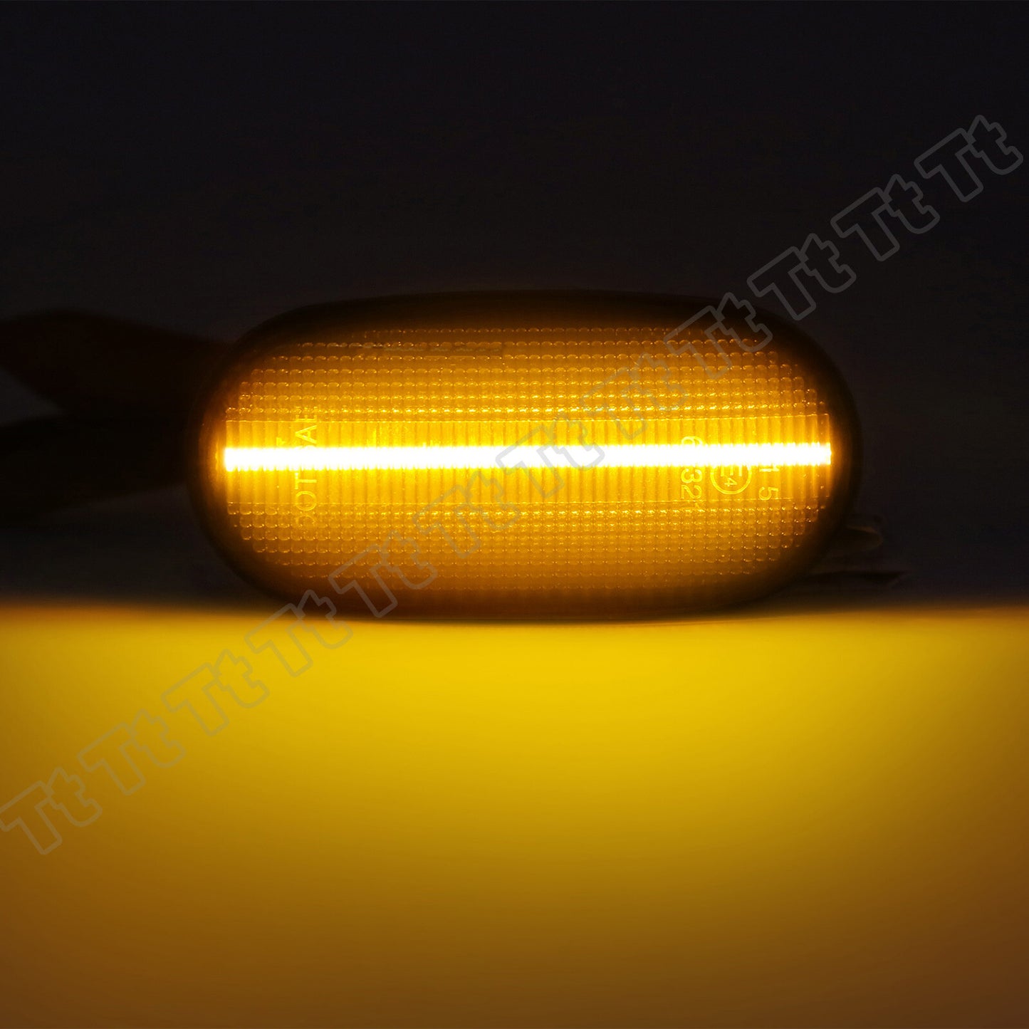 for Mitsubishi Lancer Evo L200 Pajero LED Side Marker Signal Lights Lamps Smoked