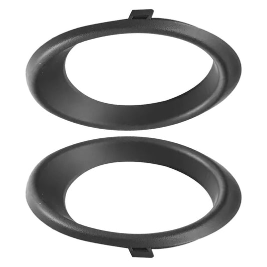 2Pcs Front Left+Right Side Fog Lamp Ornamental Molding Black For W204 C-Class