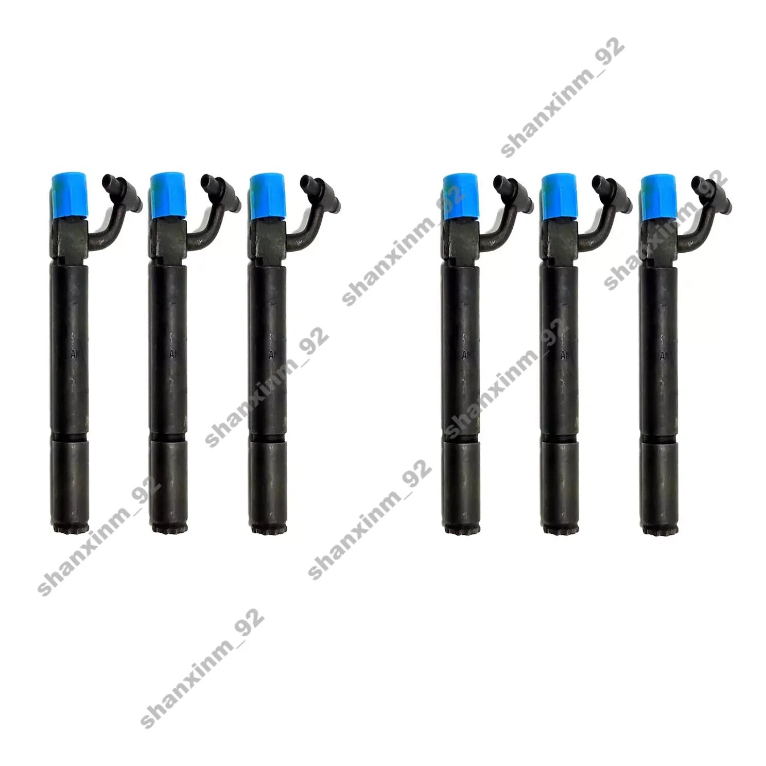 6X Fuel Injector W/Nozzle 1815409C91 781696 for Navistar Engine DT360 DTA360