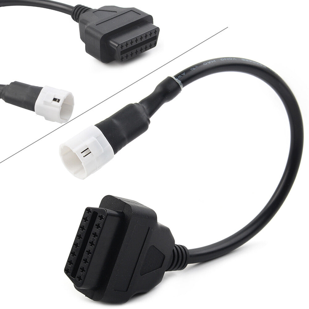 3Pin to 16Pin OBD2 Diagnostic Scanner Adapter Cable for YAMAHA YZF-R125 MT-125