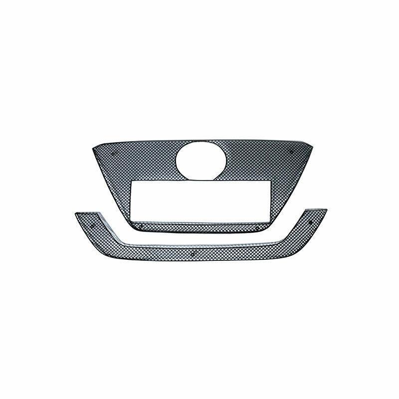 for Nissan Altima Teana 2019-2021 Black Honeycomb Center Mesh Grille Grill 2pcs