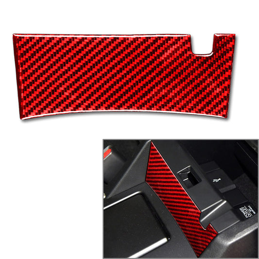 Central Armrest Lower Panel Cover Trim Carbon Fiber for Honda Accord 2013-17 LHD