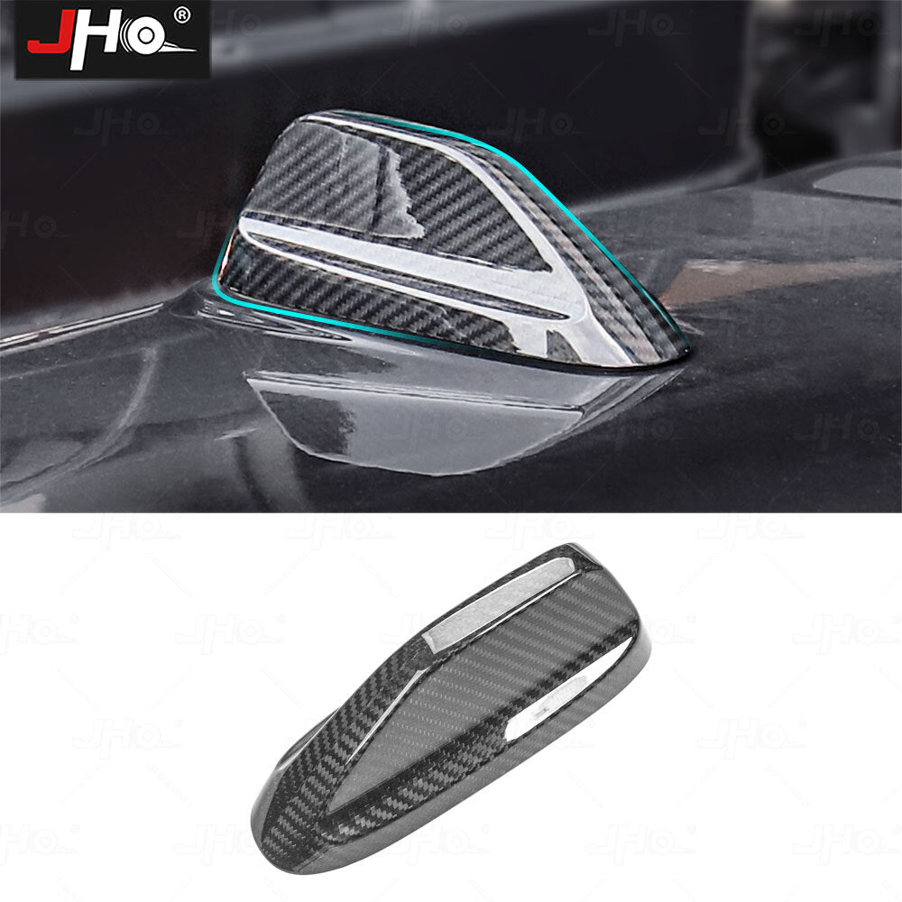 Real Carbon Fiber Shark Fin Roof Antenna Cover Trim For 2019-2024 for Dodge for RAM 1500