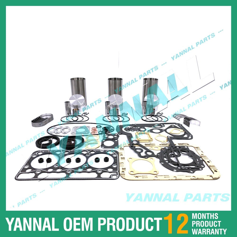 D950 Overhaul and Reconstruction Kit with Shims and Bearings for Kubota Diesel Engines
