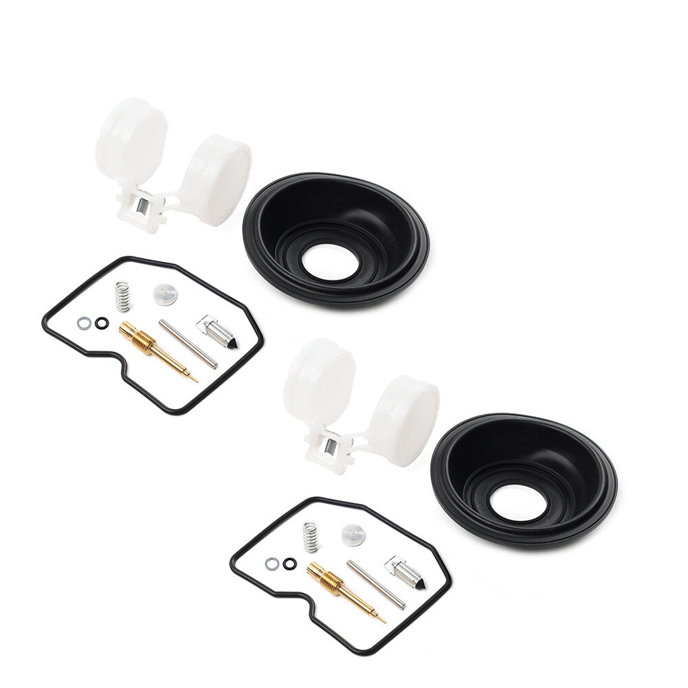 2 Set Carburetor Repair Kit Float Diaphragm for Kawasaki EN450 454 LTD 1985-1990