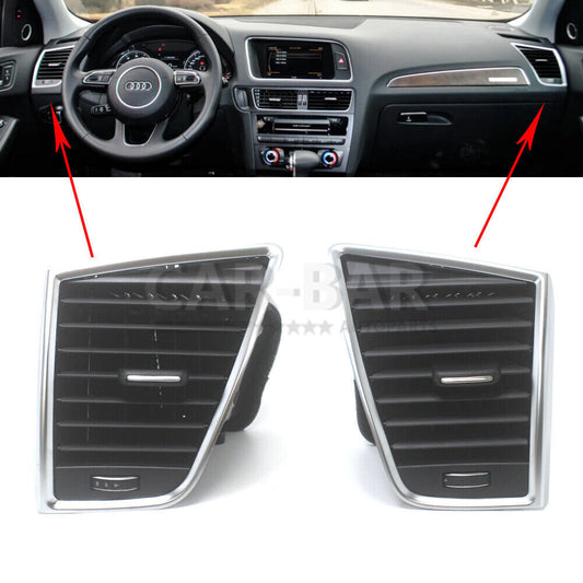 2PCS Left + Right Dashboard Air Vent for Audi Q5 SQ5  8R1820901 8R1820902