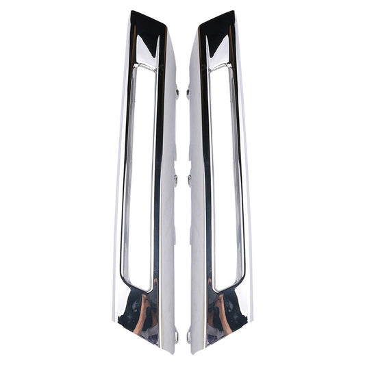 2X Front Left+Right Fog Light Cover Trim Molding For 2012-2015 W166 ML250 ML350