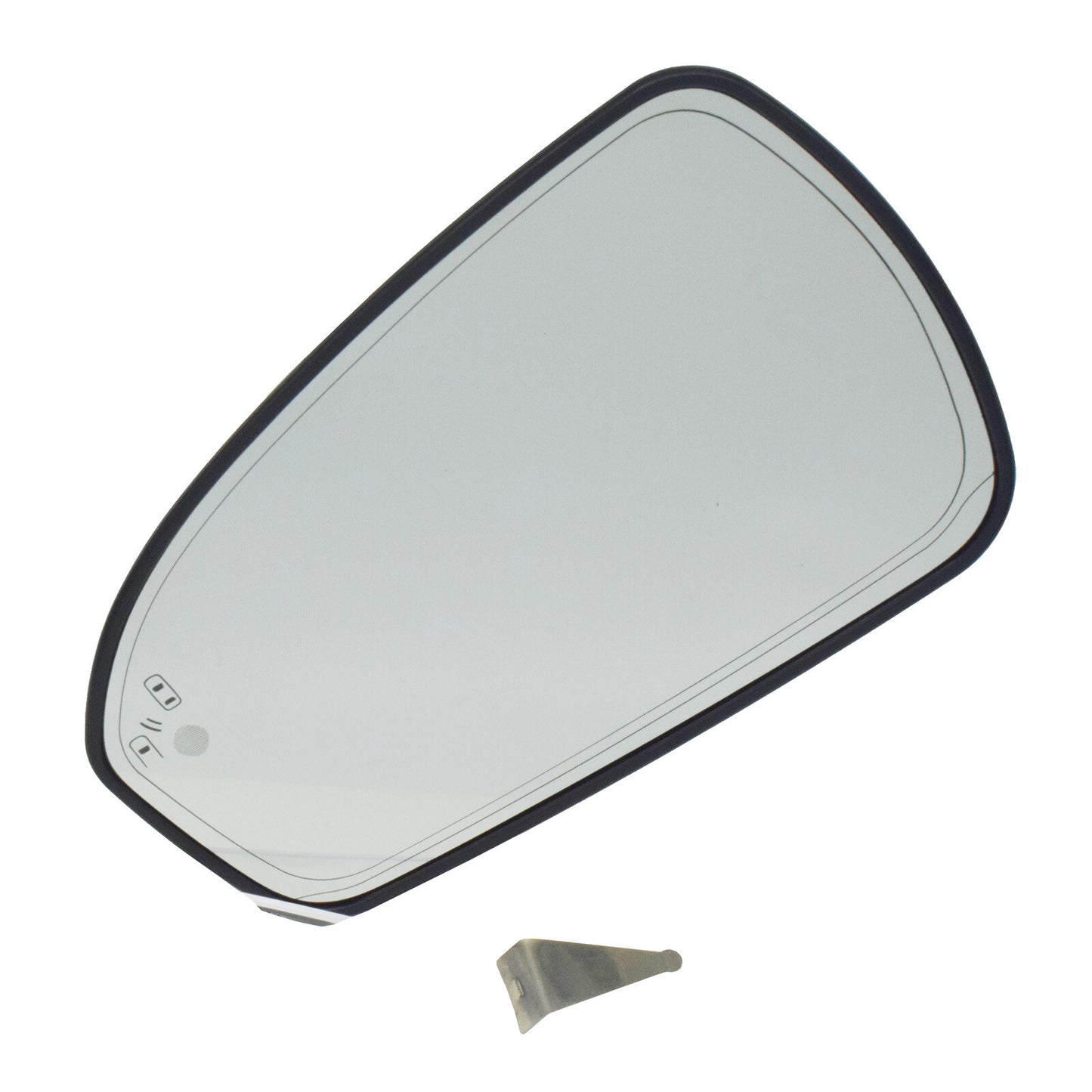 Left Side Heated Mirror Glass W/Blind Spot Detection For 2013-2020 for Ford Fusion