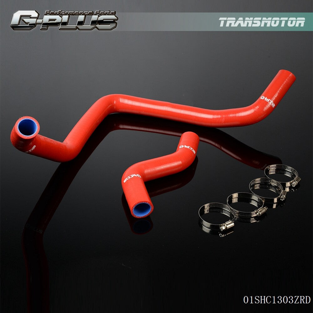 Silicone radiator hose suitable for 92-00 for Honda for Civic EK EG EX EG6 SOHC D15 D16 Red