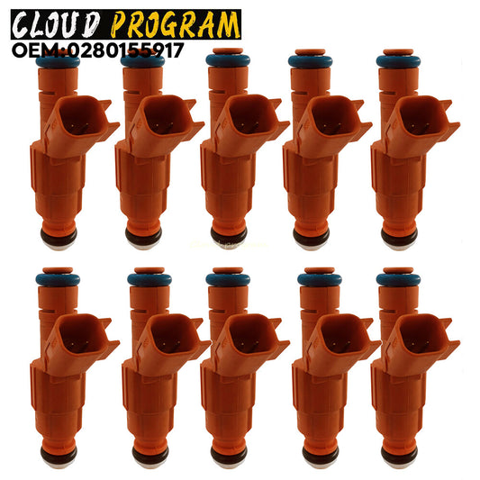 10Pcs Fuel Injectors for Ford F250 F350 F450 F550 6.8L V10 2000-2004 0280155917