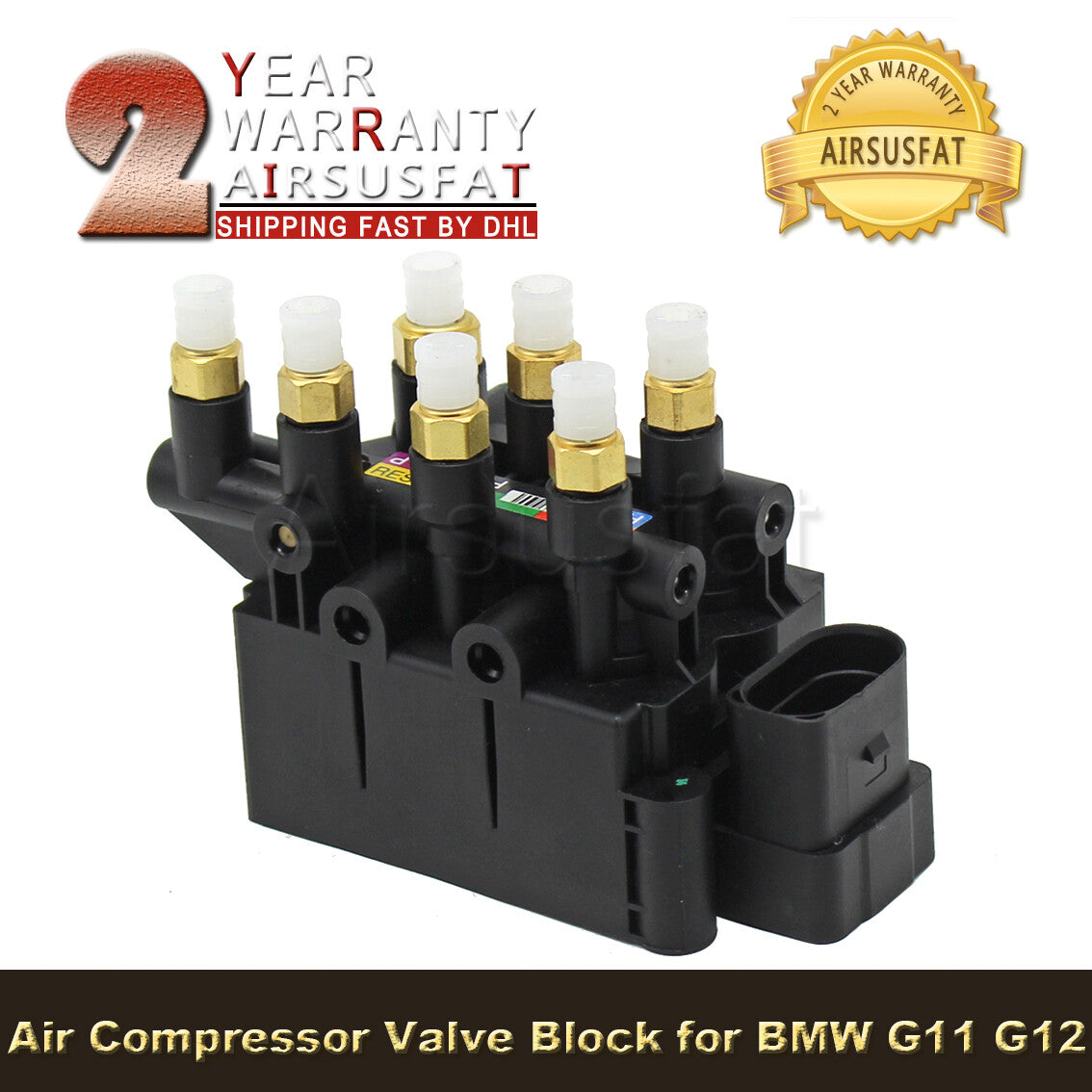 Air Suspension Compressor Pump Vlave Block for BMW 7 Series G11 G12 2016-2019
