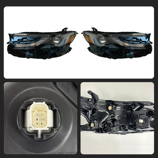 2P LED Headlights for 2024 and 2025 for Toyota for Camry SE and LE - Driver and Passenger Assembly Parts