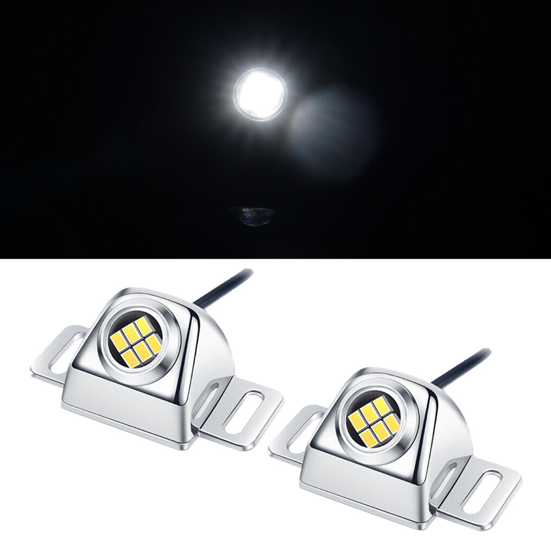 2x Bright LED Bulb for Car Backup Reverse Light Tail Auxiliary Parking Light
