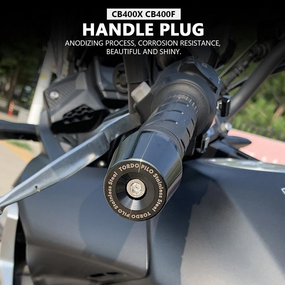 for Honda CB400X 400F Handlebar Grip Plug Slider Handle Bar End Weight Handlebar