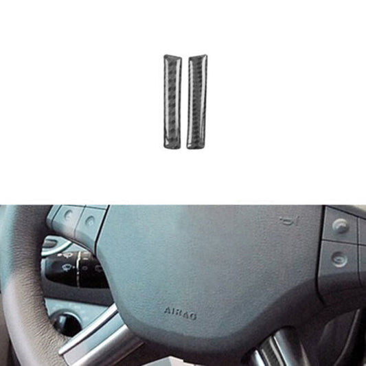 Carbon Fiber Steering Wheel Accent Type B Cover Trim for Mercedes Benz M-class