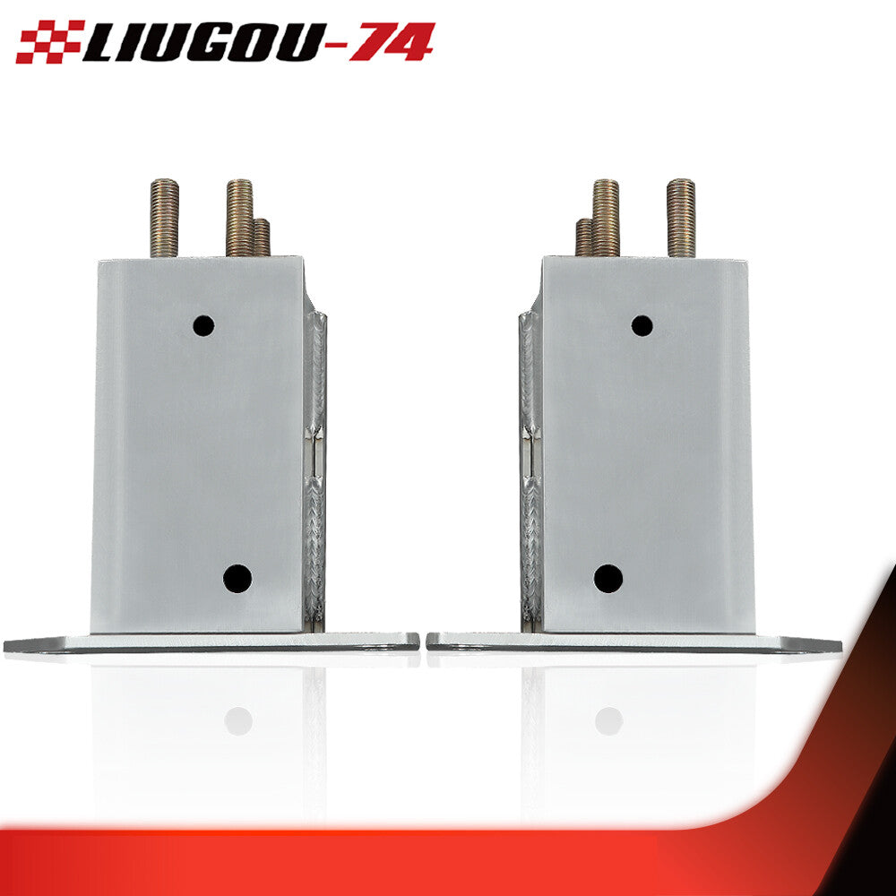 A set of 2 BUMPER Brackets fits 2005-2015 for Toyota Tacoma front left and right sides.