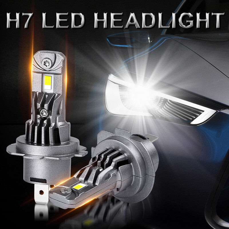 H7 LED Headlight Bulb 70W 50000LM High Power Bright 6000K White High Low Beam