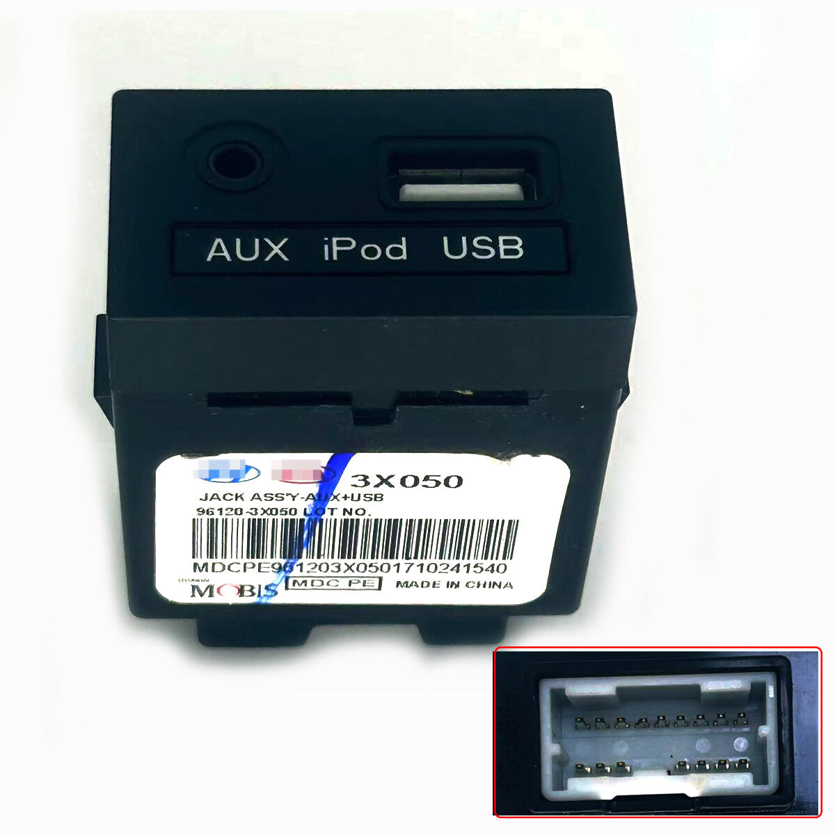 Jack Assy AUX and USB adapter ports for modern for Elantra MD 2011-2015 96120-3X050