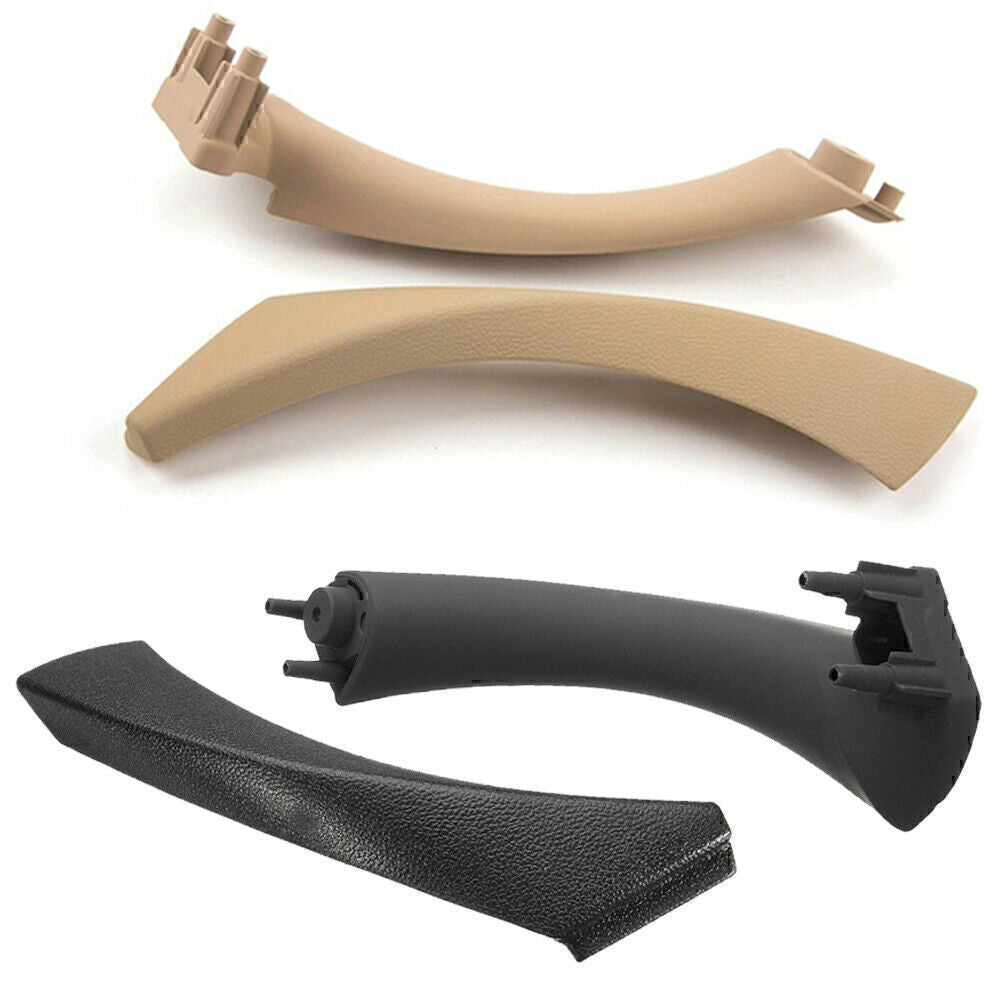 Right Side Inner + Outer Door Panel Handle Pull Trim Cover Fits for BMW E90 3-Series