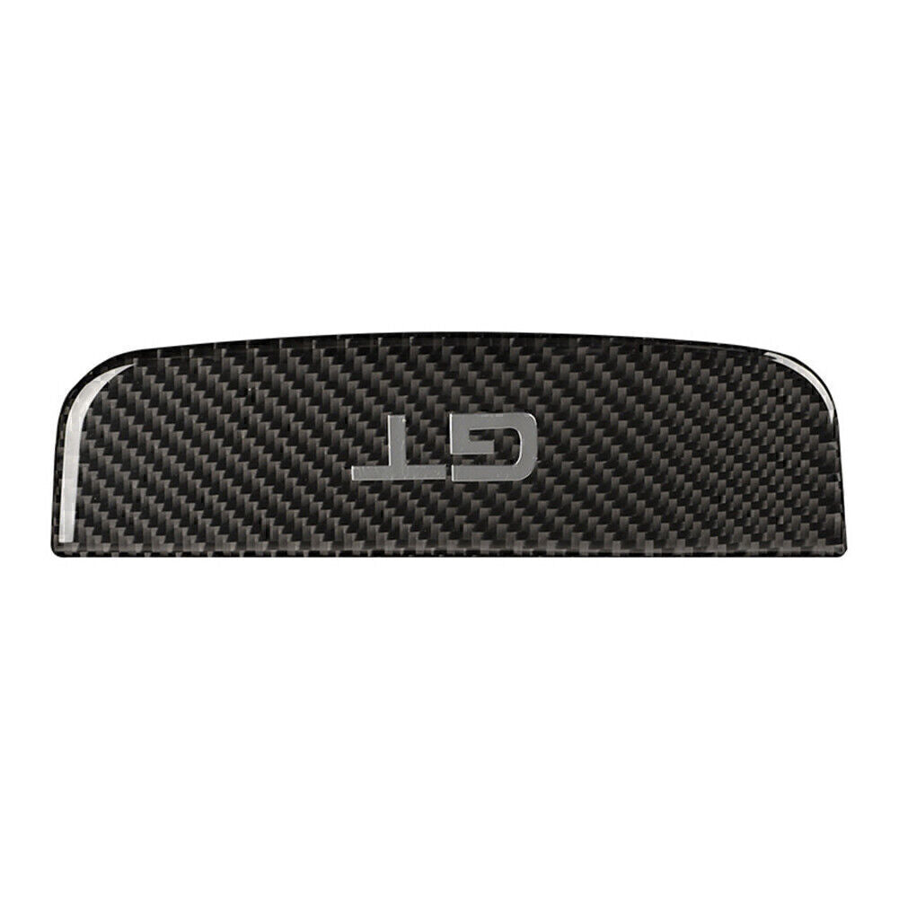 Carbon Fiber Interior Storage Box Trim Cover Fit for Ford for Mustang 2015-2019 18