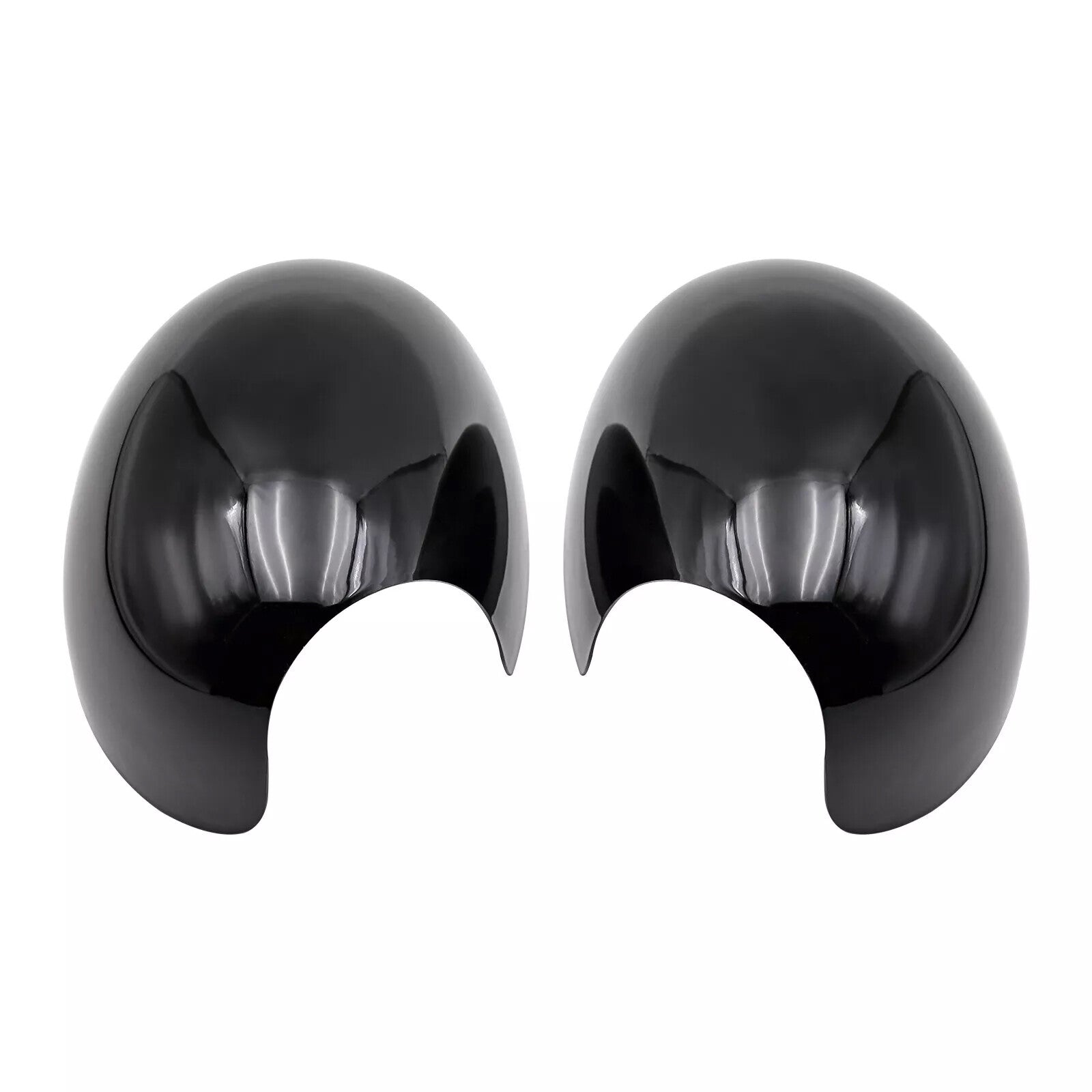 1 Pair Gloss Black Mirror Cover Cap for Mini Cooper R55 R56 R57 R58 R60