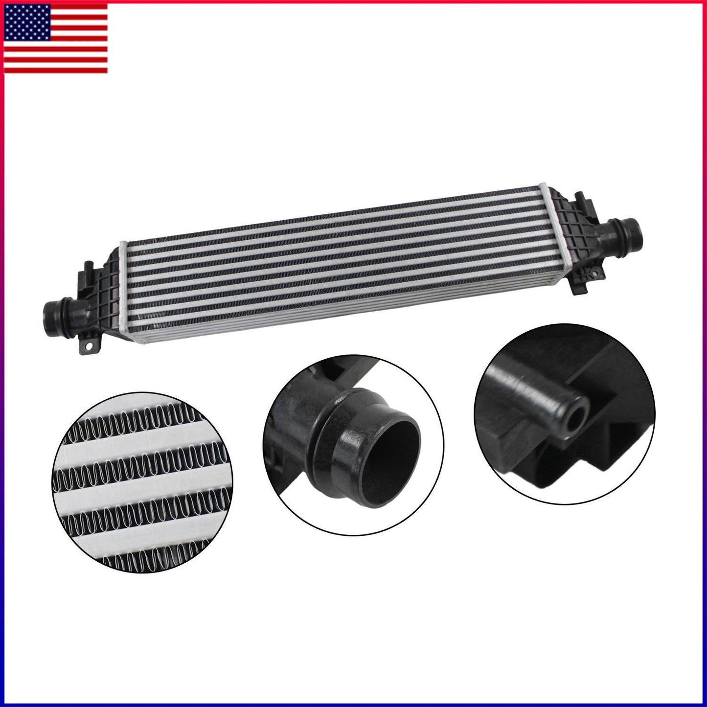 Aluminum Intercooler Charge Air Cooler 4401-1214 For 15-19 for Chevrolet Trax 1.4T