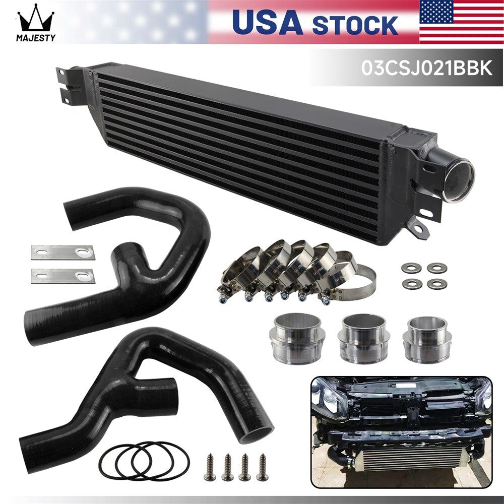 Turbo Intercooler Kit for Audi A3 for VW for Golf MK5 MK6 GTI FSI for Jetta 2.0T 06-10 Black