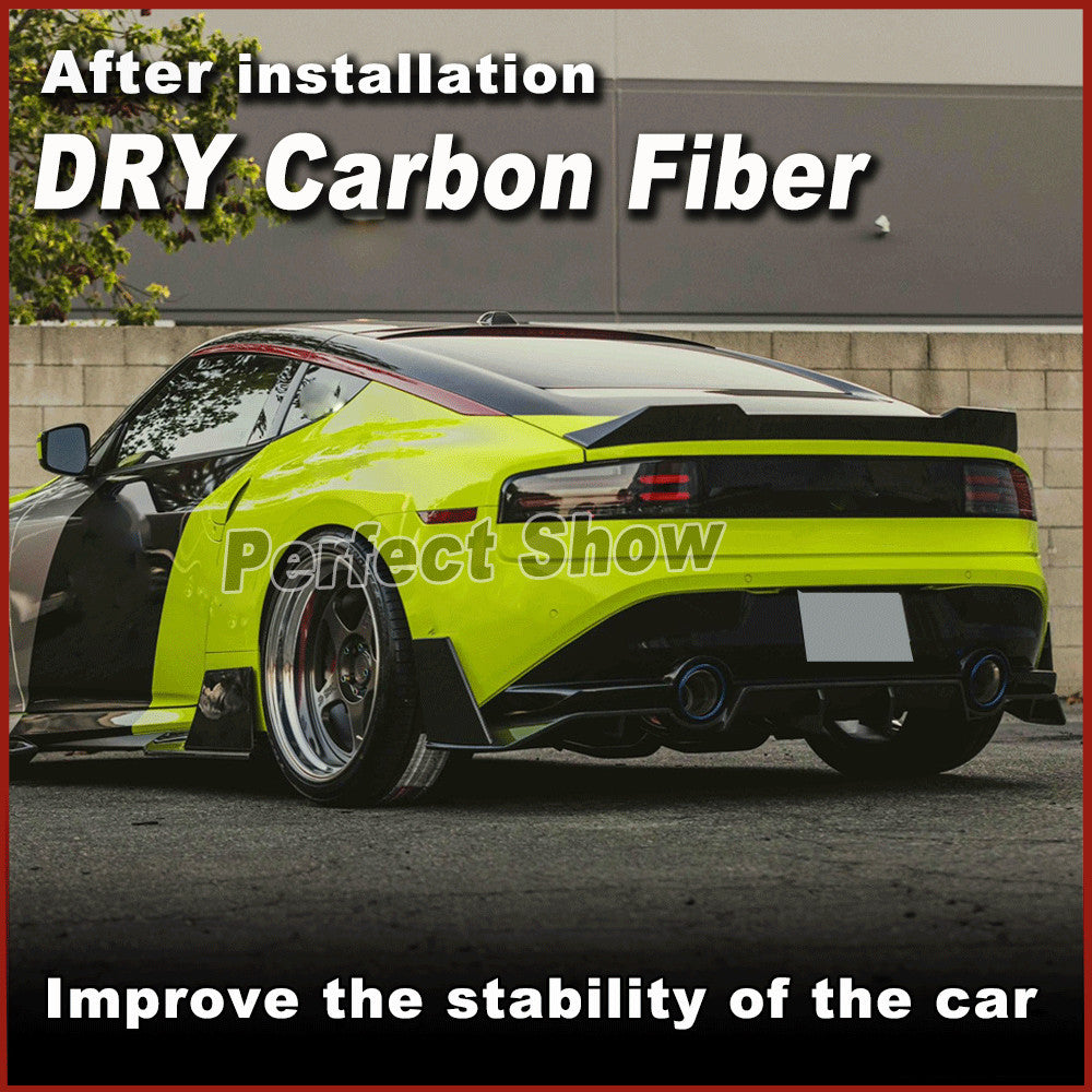 Fit for Nissan Z 400Z Z34 2023+ DRY Carbon Fiber Rear Trunk Lid Spoiler Wing Lip