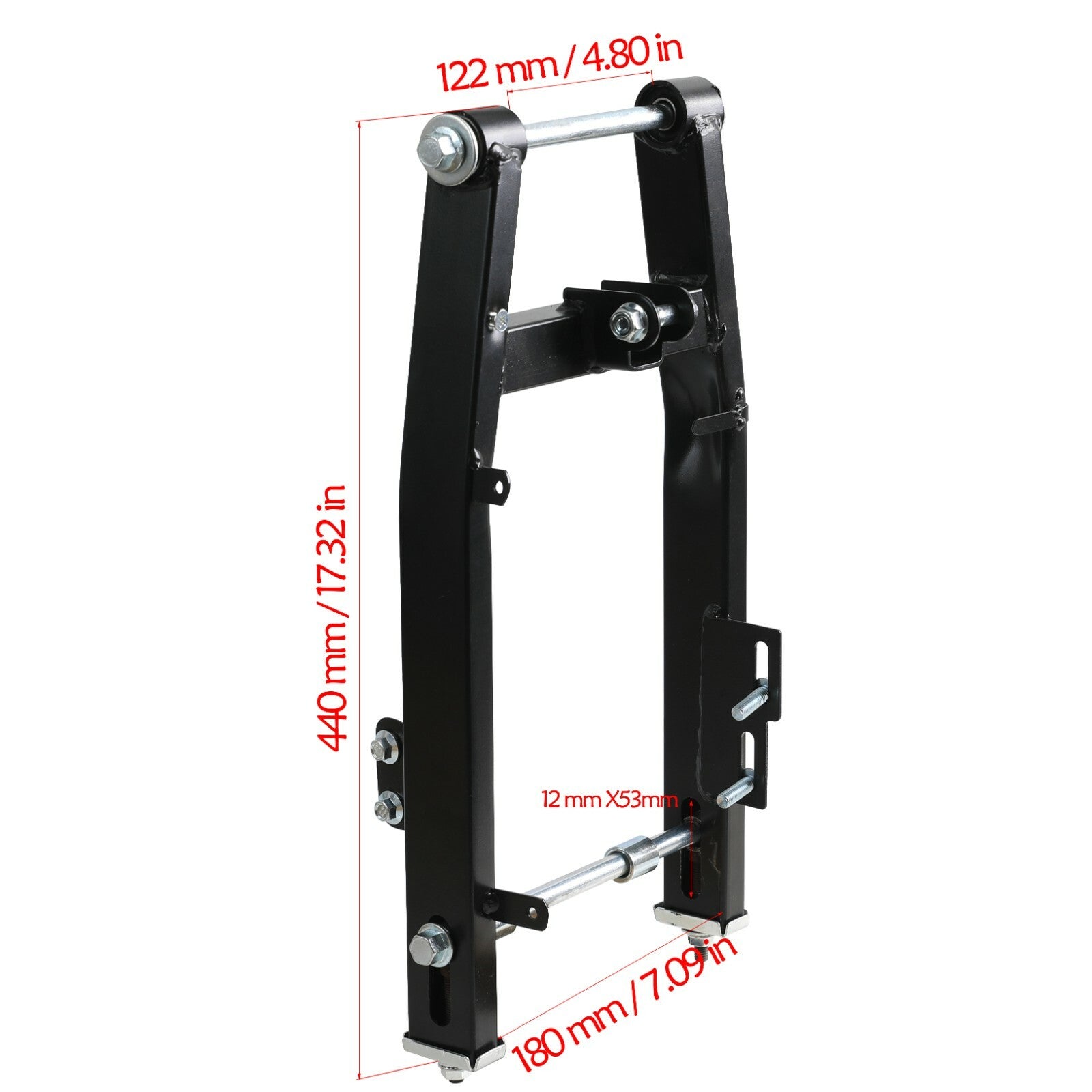 17-inch swingarm for 12-inch rear disc brake dirt pit bike CRF50 Taotao 110CC 125