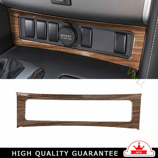 Console Cigarette Lighter Storage Box for Nissan Armada Y62 2017-2020 Wood Grain